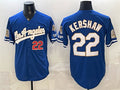 Los Angeles Dodgers #22 Clayton Kershaw Royal JEROMEN 2026 Gold Collection 9x & B2B Champs Patch Stitched Jersey