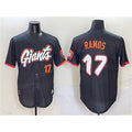 San Francisco Giants #17 Heliot Ramos Anthracite JEROMEN 2025 City Connect Limited Stitched Jersey