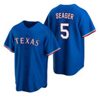 Texas Rangers #5 Corey Seager Blue JEROMEN Cool Base Stitched Jersey