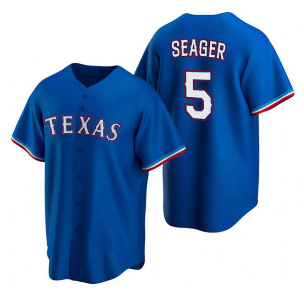 Texas Rangers #5 Corey Seager Blue JEROMEN Cool Base Stitched Jersey
