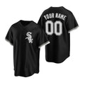 Custom Chicago White Sox Black JEROMEN Stitched Cool Base Jersey
