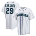 Seattle Mariners #29 Cal Raleigh White JEROMEN Home Replica Player Jersey
