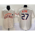 Houston Astros #27 Jose Altuve Cream JEROMEN Throwback Cooperstown Collection Limited Stitched Jersey