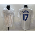 Los Angeles Dodgers #17 Shohei Ohtani White JEROMEN Fashion Cool Base Stitched Jersey