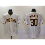 San Diego Padres #30 Eric Hosmer White JEROMEN Stitched Cool Base Jersey 2