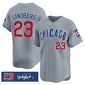 Chicago Cubs #23 Ryne Sandberg Gray JEROMEN 'Ryne Sandberg Tribute' Vapor Limited V3 Stitched Jersey