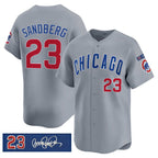 Chicago Cubs #23 Ryne Sandberg Gray JEROMEN 'Ryne Sandberg Tribute' Vapor Limited V3 Stitched Jersey