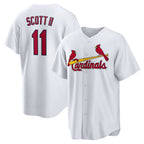 St. Louis Cardinals #11 Victor Scott II White JEROMEN Home Replica Jersey