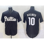 Philadelphia Phillies #10 J.T. Realmuto Black JEROMEN Lights Out Limited Stitched Jersey