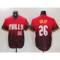 Philadelphia Phillies #26 Chase Utley Red JEROMEN 2024 City Connect Limited Stitched Jerseys
