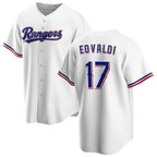 Texas Rangers #17 Nathan Eovaldi White JEROMEN Cool Base Stitched Jersey