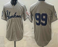 New York Yankees #99 Aaron Judge Grey JEROMEN Without Name Limited Jersey