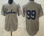New York Yankees #99 Aaron Judge Grey JEROMEN Without Name Limited Jersey