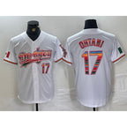 Los Angeles Dodgers #17 Shohei Ohtani White JEROMEN Mexico Cool Base Stitched Jersey