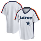 Houston Astros White JEROMEN Home Cooperstown Collection Player Jersey