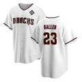 Arizona Diamondbacks #23 Zac Gallen White JEROMEN 2023 World Series Cool Base Stitched Jersey