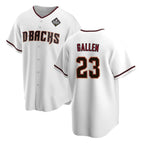 Arizona Diamondbacks #23 Zac Gallen White JEROMEN 2023 World Series Cool Base Stitched Jersey