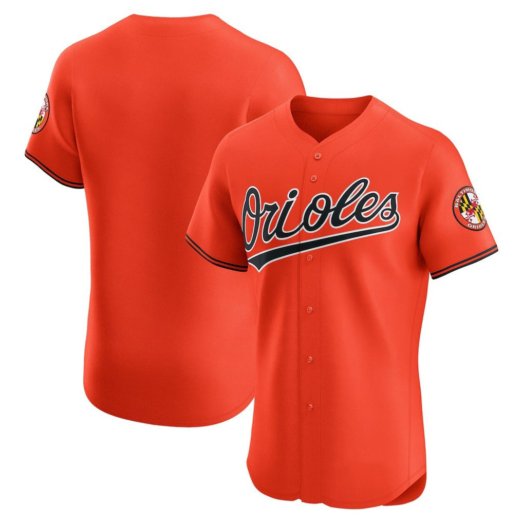 Baltimore Orioles Orange JEROMEN Alternate 2 Elite Jersey