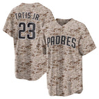 San Diego Padres #23 Fernando Tatis Jr. Camo JEROMEN USMC Alternate Replica Player Jersey