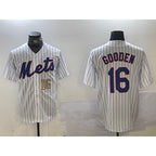 New York Mets #16 Dwight Gooden White JEROMEN Cool Base Stitched Jerseys