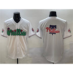 Philadelphia Phillies Team Big Logo White JEROMEN Phanatic Limited Stitched Jersey