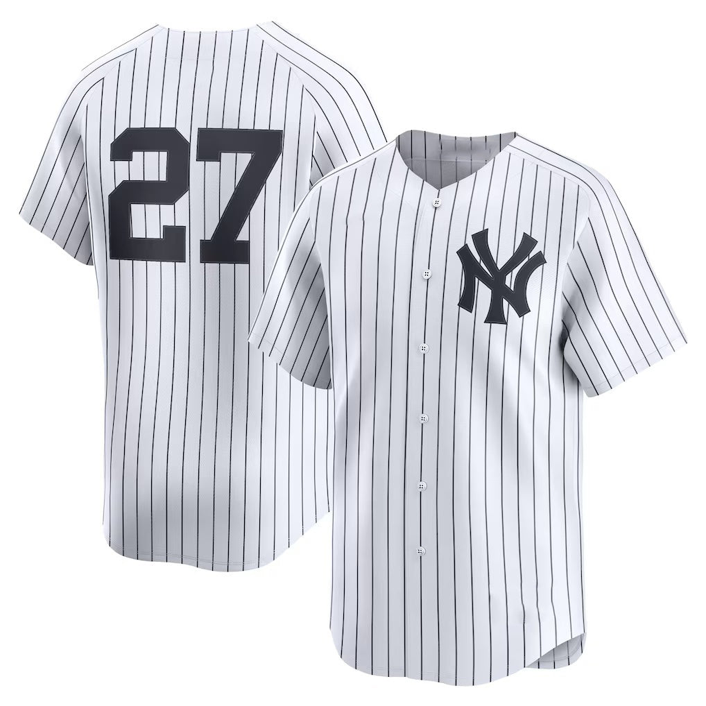 New York Yankees #27 Giancarlo Stanton White JEROMEN Home Limited Player Jersey 2