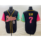 San Diego Padres #7 Ha Seong Kim Black JEROMEN NEW 2023 City Connect Cool Base Stitched Jersey