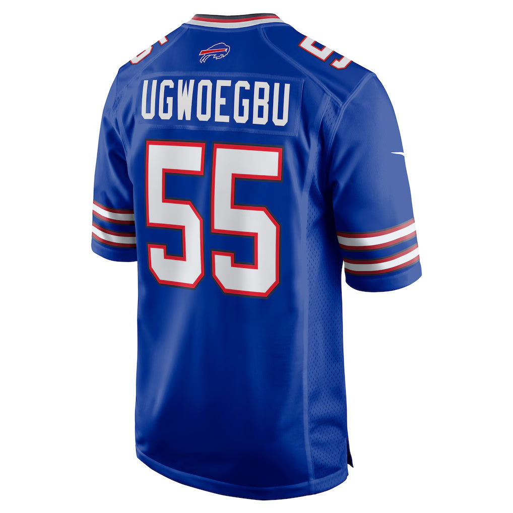 B.Bills #55 David Ugwoegbu Royal JEROMEN Game Jersey