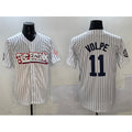 New York Yankees #11 Anthony Volpe White JEROMEN Bronx Graffiti Vapor Limited Stitched Jersey