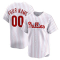 Custom Philadelphia Phillies White JEROMEN HHome Limited Jersey
