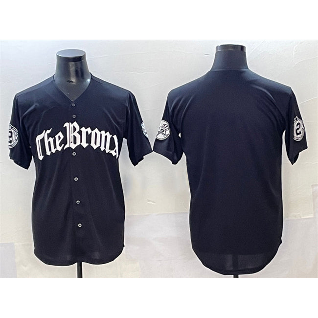New York Yankees Blank Black JEROMEN 'Gothic Legacy Edition' Vapor Premier Limited Stitched Jersey
