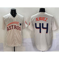 Houston Astros #44 Yordan Alvarez Cream JEROMEN Throwback Cooperstown Collection Limited Stitched Jersey