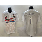 St. Louis Cardinals #1 Ozzie Smith White JEROMEN Cool Base Stitched Jersey