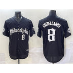 Philadelphia Phillies #8 Nick Castellanos Green JEROMEN With Patch Stitched Cool Base Jersey