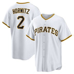 Pittsburgh Pirates #2 Spencer Horwitz White JEROMEN Home Replica Jersey
