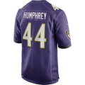 B.Ravens #44 Marlon Humphrey Purple JEROMEN Game Jersey