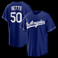 Los Angeles Dodgers #50 Mookie Betts Royal JEROMEN Alternate Replica Jersey
