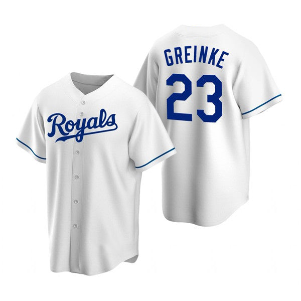 Kansas City Royals #23 Zack Greinke White JEROMEN Cool Base Stitched Jersey