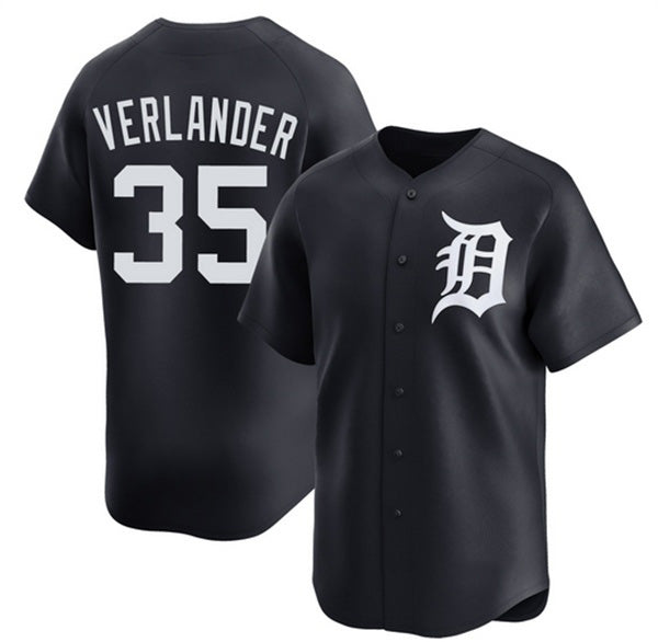 Detroit Tigers #35 Justin Verlander Black JEROMEN 2026 Limited Stitched Jersey