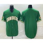 San Diego Padres Blank Green JEROMEN Cool Base Stitched Jersey
