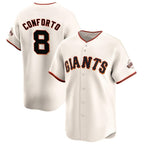 San Francisco Giants #8 Michael Conforto Cream JEROMEN Cool Base Stitched Jersey