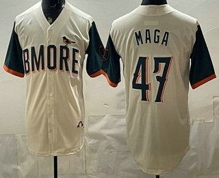 Baltimore Orioles #47 MAGA Cream JEROMEN 2026 City Connect Stadium Jersey