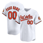 Custom Baltimore Orioles White JEROMEN Home Limited Jersey