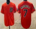 Detroit Tigers #7 Kevin McGonigle Orange JEROMEN Limited Jersey