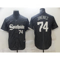 Chicago White Sox #74 Jimenez City Edition Black JEROMEN Game 2021 Jersey
