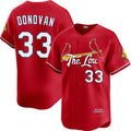 St. Louis Cardinals #33 Brendan Donovan Red JEROMEN 2024 City Connect Limited Stitched Jersey