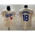 Los Angeles Dodgers #18 Yoshinobu Yamamoto Cream JEROMEN 2025 Tokyo Series Limited Stitched Jersey