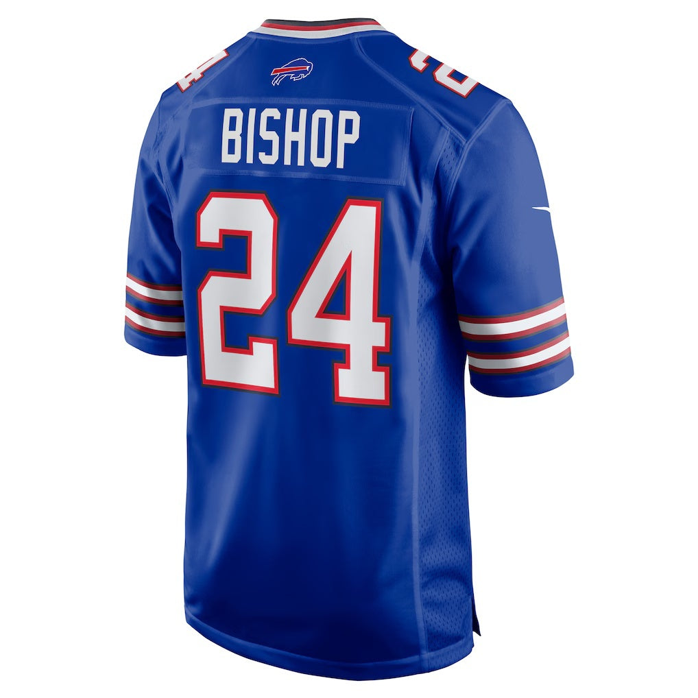 B.Bills #24 Cole Bishop Royal JEROMEN Game Jersey