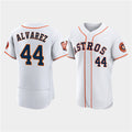 Houston Astros #44 Yordan Alvarez White JEROMEN 60th Anniversary Flex Base Stitched Jersey