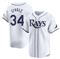 Tampa Bay Rays #34 aron Civale White JEROMEN Home Limited Stitched Jersey